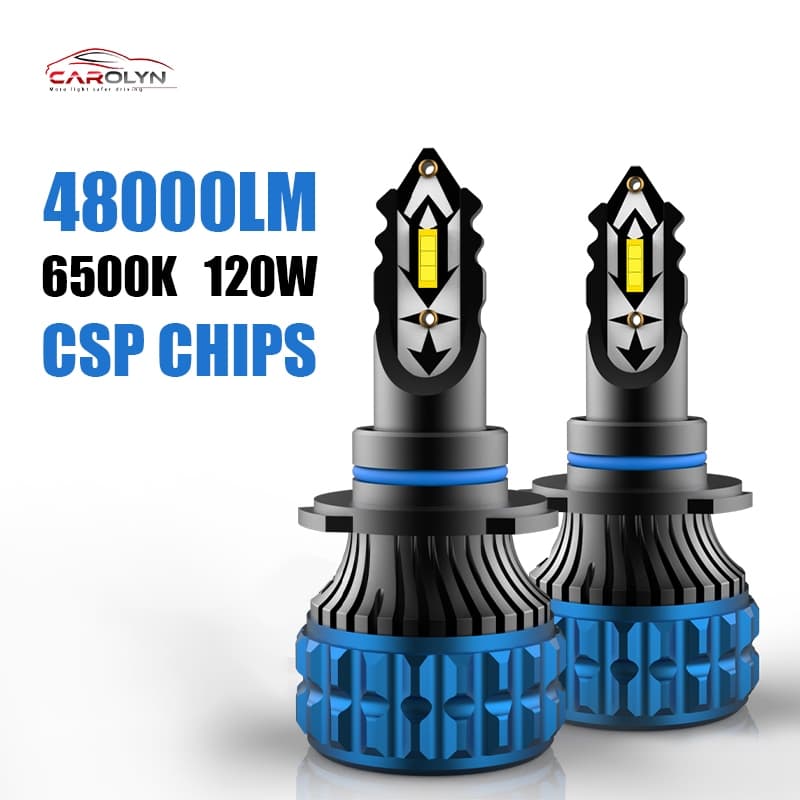 Novo1 Par LED De Carro H7 Farol 35000LM H4 H1 H7 H8 H9 H11 H16 9005 HB3 9006 HB4 6500K