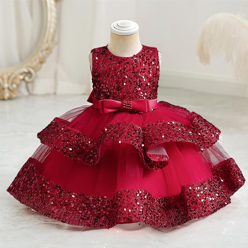 Verão Bebê Menina Vestido De Aniversário  Vestido De Princesa