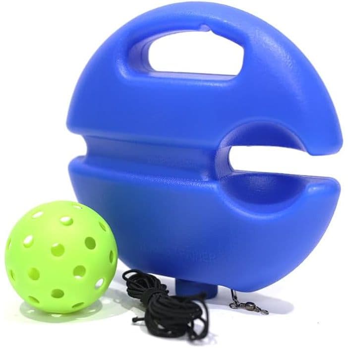 Auxiliares De Treinamento De Pickleball Rebounder Com Bola Fluorescente Equipamento De Corda Para Jovens E Iniciantes