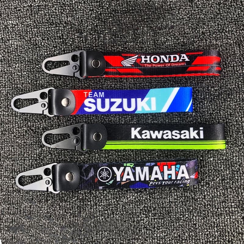 YAMAHA/HONDA/Kawasaki/KTM/HRC/VESPA/MONSTER/SUZUKI/ADV/REPSOL LOGO Chaveiro De Motocicleta Fita De Alta Qualidade Etique