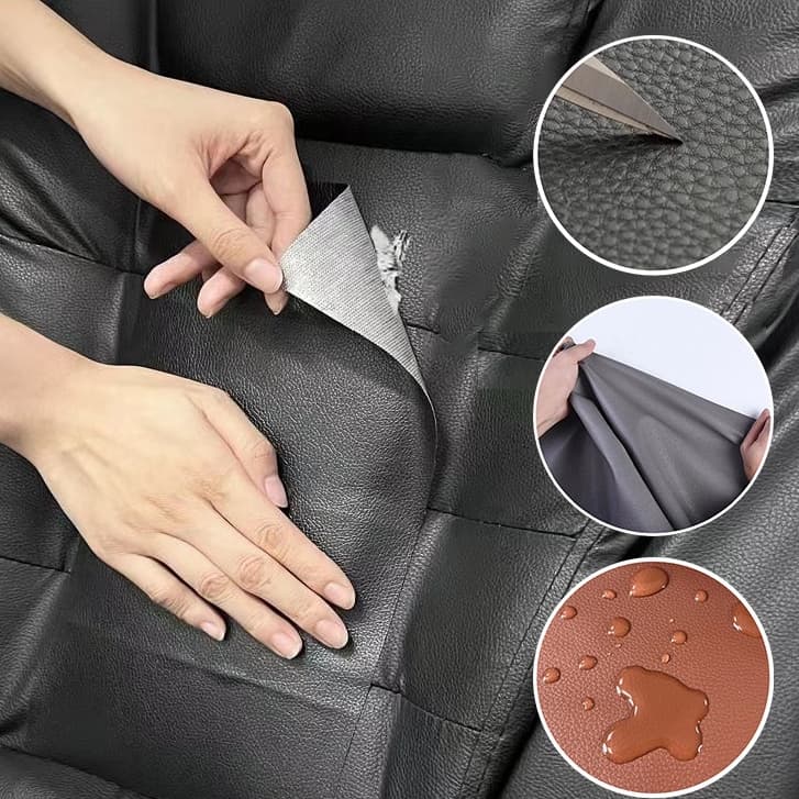 reparo couro sintético / Para Sofá Reparo de Sofás Couro Artificial Saco Adesivo de Couro para Cadeira de Móveis de Mesa