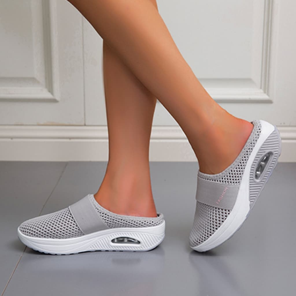 Sapatos Ortopédicos Femininos Para Caminhadas Não Deslizantes/Diabéticos/Plus