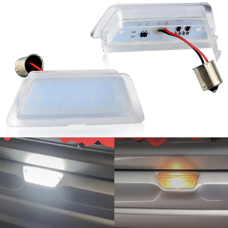 CANbus Car Free Error 18LED Luz da placa de licença para Opel Astra G PARA Vauxhall Astra G MK4 1998-2004 Hatch Saloon