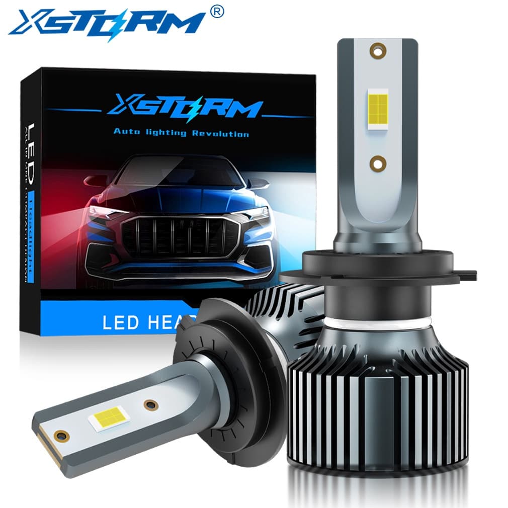 XSTORM 2pcs 22000LM 880 881 H27 Farol LED 6500k Branco 12v