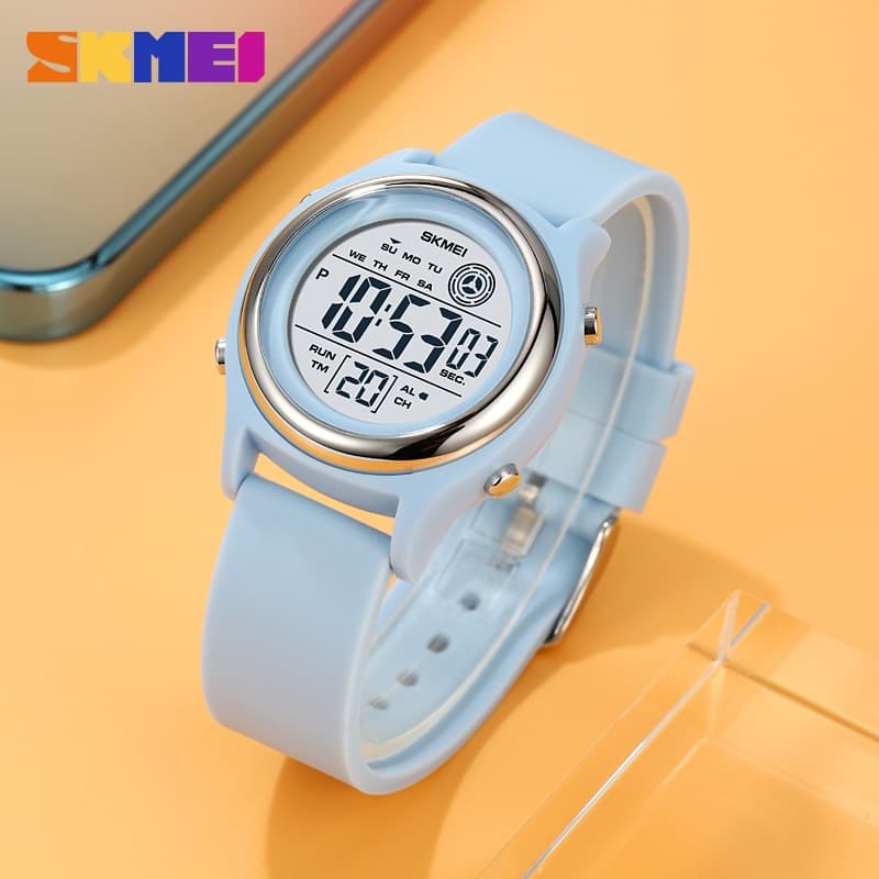 SKMEI Fashion Back Light Display Contagem Regressiva Relógios Digitais De Pulso Femininos Stopwatch Lady Wristwatch 50M À Prova D'água reloj mujerExquisite Presente
