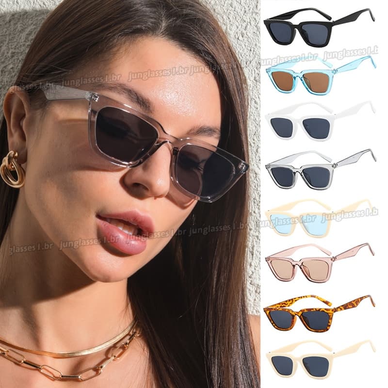 Óculos De Sol Tons Estética UV400 Para Mulheres E Masculino Cores