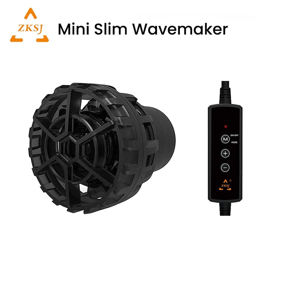 ZKSJ Mini Slim 2000/3000 Controle Manual Ultra Quite 6 Modos Aquário Wavemaker Bomba De Circulação Para Tanque De