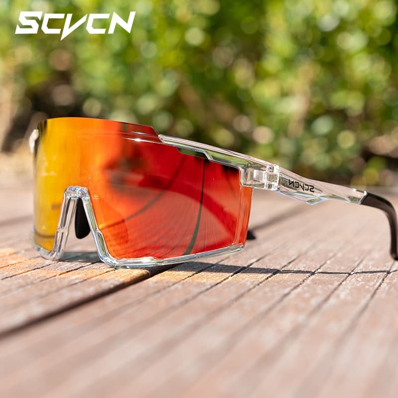 SCVCN Óculos De Ciclismo Masculino TR90 Armação Sol Femininos Esportes Ao Ar Livre camping Caminhadas