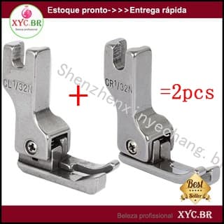 【Promoção】2 Calcador Compensado Pesponto 1/32N Dir Esq Reta Industrial