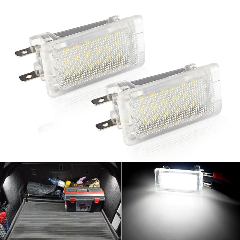 2PCS Luzes Do Compartimento De Bagagem Porta-Malas Branco Para Opel Kadett E-BJ Omega Senator Astra Corsa Insignia A Insignia