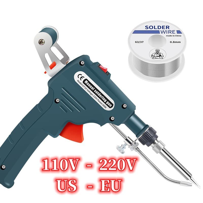 60W 110V-220Vsoldadura elétrica semiautomática do ferro  para fios de sucção