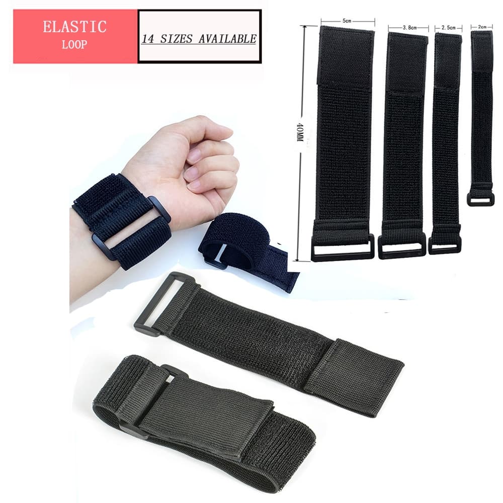 Gancho Elástico De Nylon E Fivela De Laço , Organizador De Alça , Faixa Reutilizável Autoadesiva