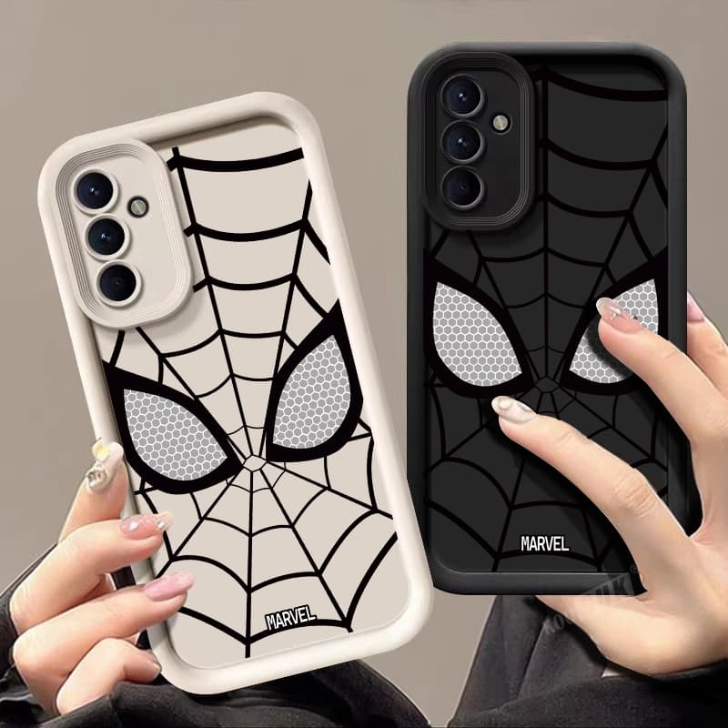 Capa Macia Para Samsung Galaxy A04 A14 A24 A34 A54 A04S De Silicone Telefone Com Padrão De Anime Do Homem-Aranha