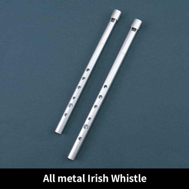 Irlanda NAOMI Whistle Iniciante Entrada Seis Buracos Todo Metal Treblectunedmarca Americana De Flauta De Lata