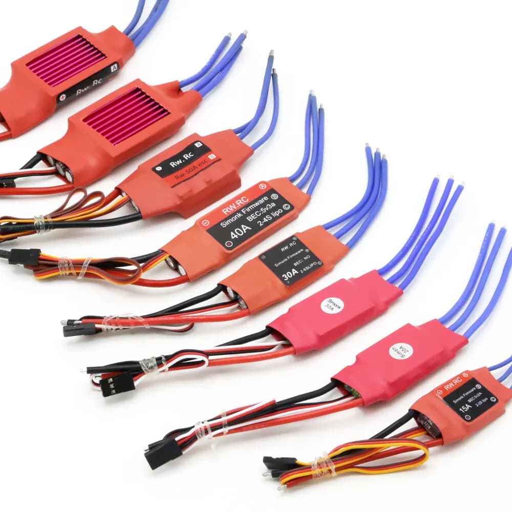 Simonk 10A 12A 15A 20A 30A 40A 50A 70A 80A Firmware Controlador Eletrônico De Velocidade ESC Para Helicóptero Multicóptero RC