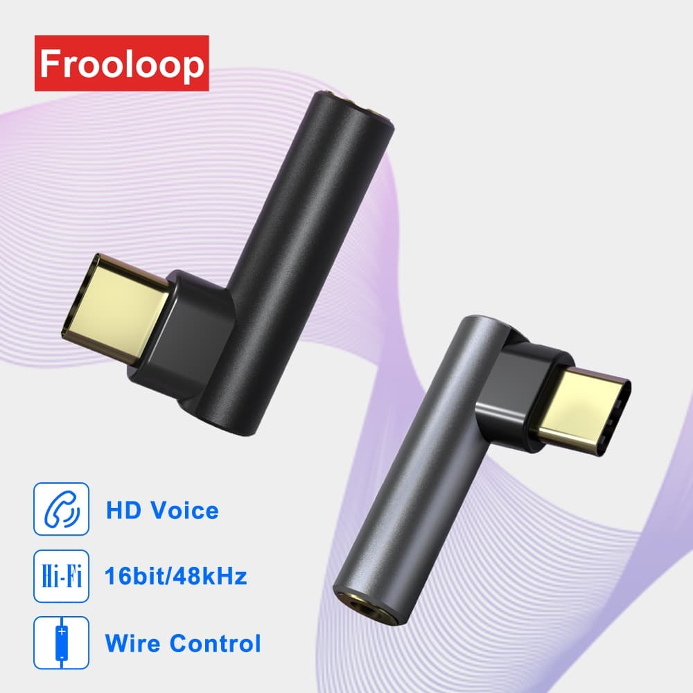 16 Bit 48 KHz HiFi DAC USB C A 3,5mm Adaptador Jack Digital Decodificador FPS Fone De Ouvido Para Jogos Tablet AUX Conversor De Áudio