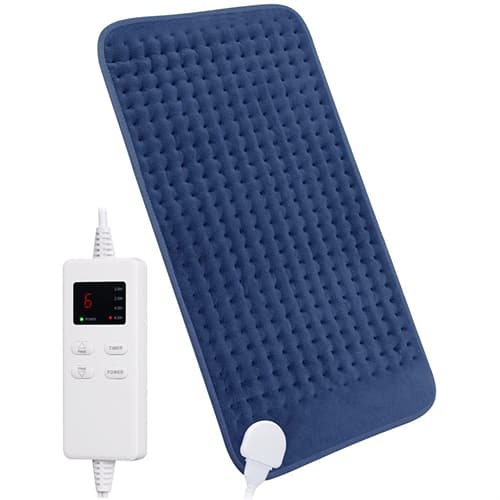 Almofada térmica elétrica para alívio de dores nas costas e cãibras Manta térmica para terapia corporal Almofadas térmicas úmidas/secas Terapia de calor para aquecer o tapete no inverno