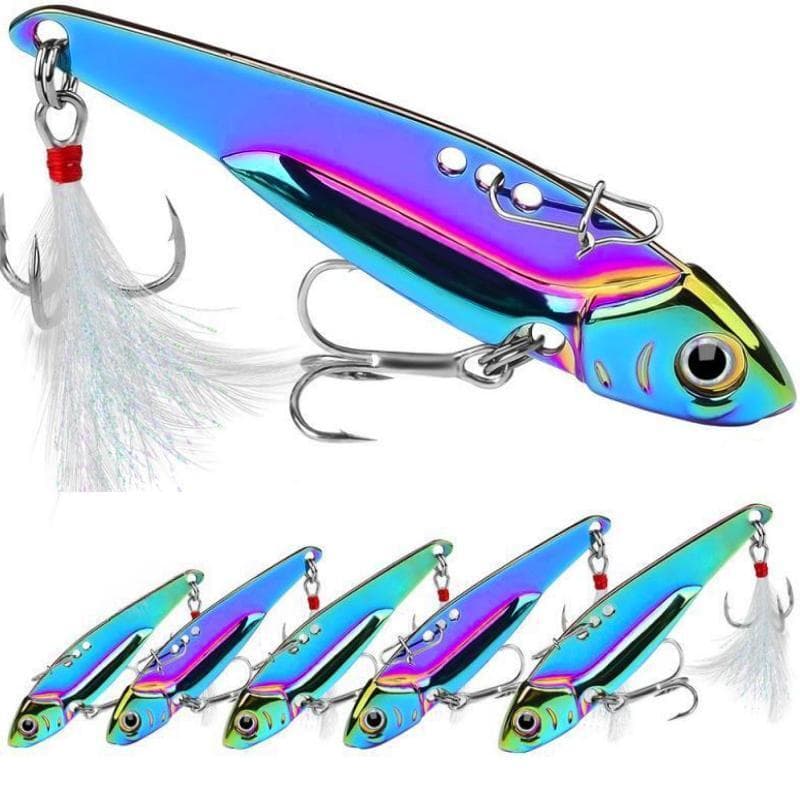 5g /15g /20g Isca de tiro longo Isca colorida VIB Sequências VIB Camada de natação completa Simulação de Metal vibratório Fake Bait