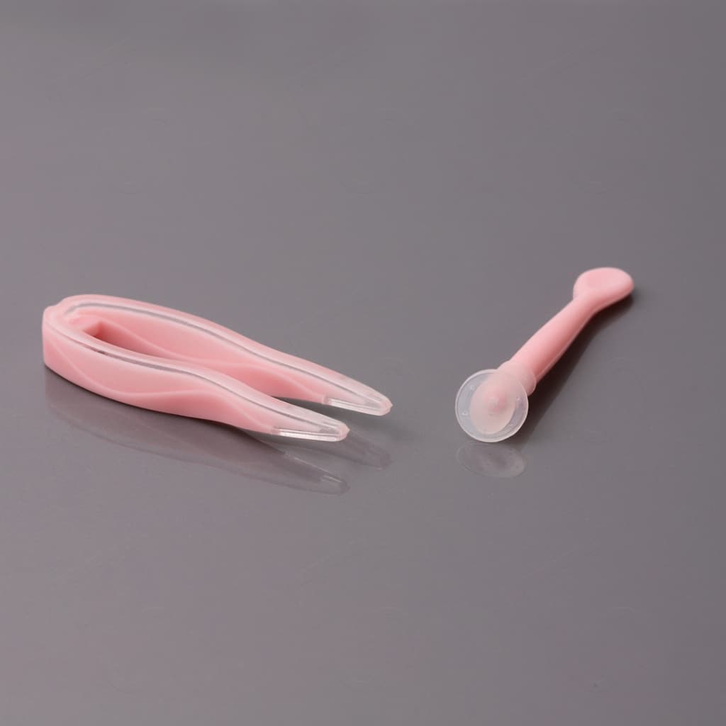 Portátil Kit Com Caso De Lente De Contato Vestindo Vara Pinças De Silicone Aplicador Ferramenta De Remoção De Assistente