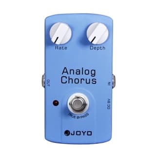 JOYO JF-37 Refrão Analógico Com Pedal Clássico BBD Chip Circuito De Coro De Tom Efeito Para Guitarra Elétrica