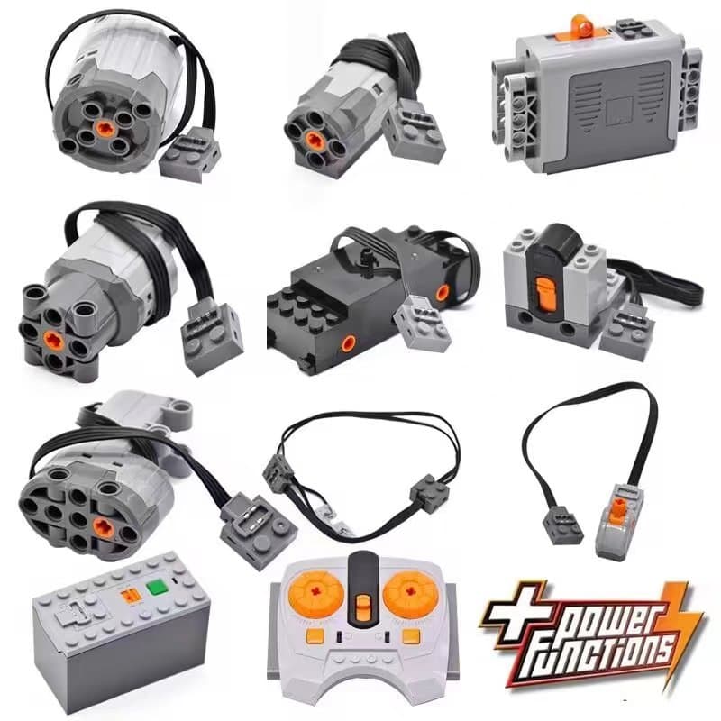 Blocos de construção de educação científica 9686STEAM Robot MOC Power Motor mecânico Toy Peças PF