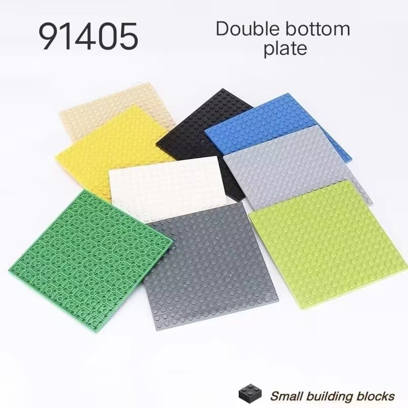 16*16 pontos placa de Base dupla face cena modelagem blocos de construção acessórios universais compatíveis com 91405