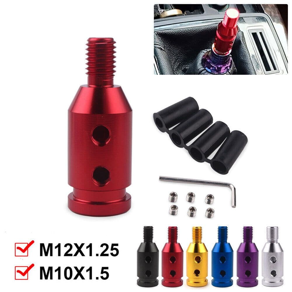 Adaptador Universal De Alavanca De Câmbio De Engrenagem Em Alumínio Para Câmbios Não Roscados M10x1,5/M12x1,25 SK-1054