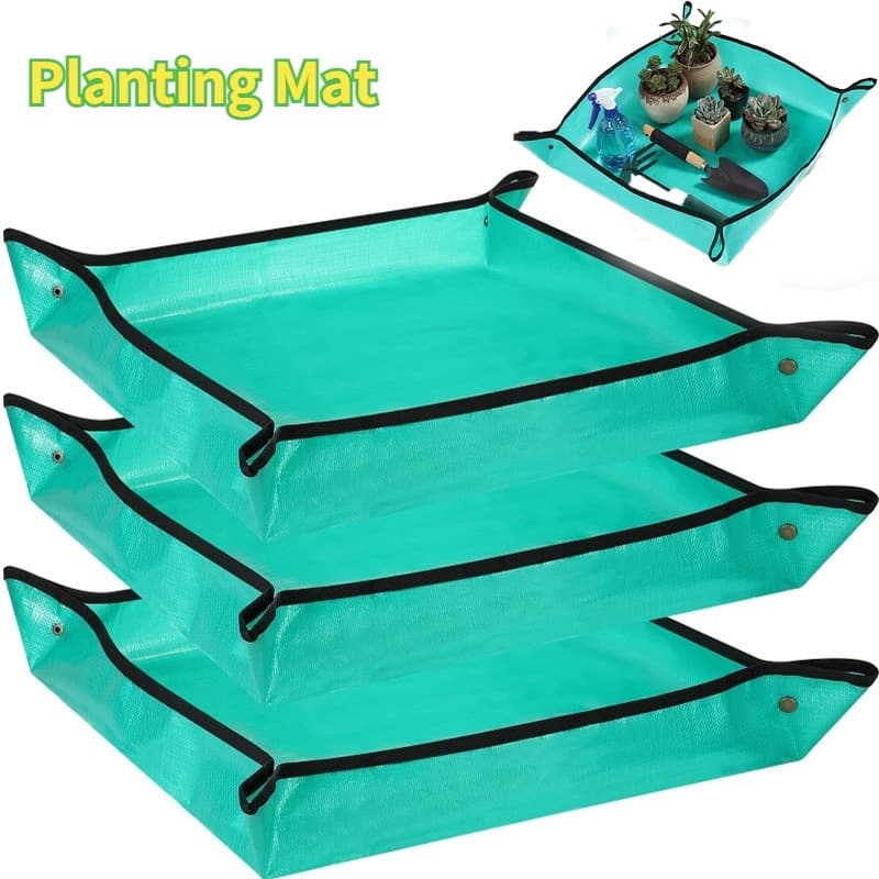 50-100CM Esteira De Plantio/Esteiras De Jardinagem De PE De Jardim Reutilizáveis/Plantas À Prova D'água Flores Dobráveis