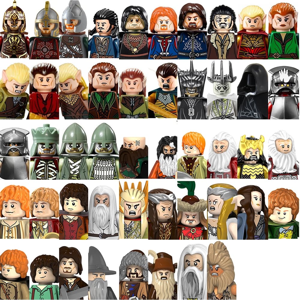 Blocos De Construção Figuras Brinquedo colecao de personagens PG555 PG556 PG541