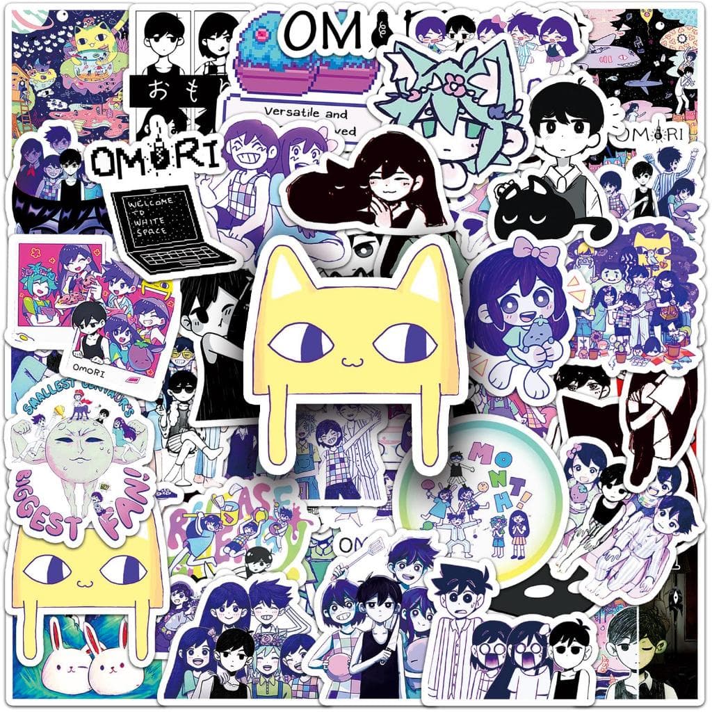 50/10 Autocolantes OMORI Engraçados Em Peça DIY For Phones Skateboard Criativo Graffiti Car Sticker Home Stickers