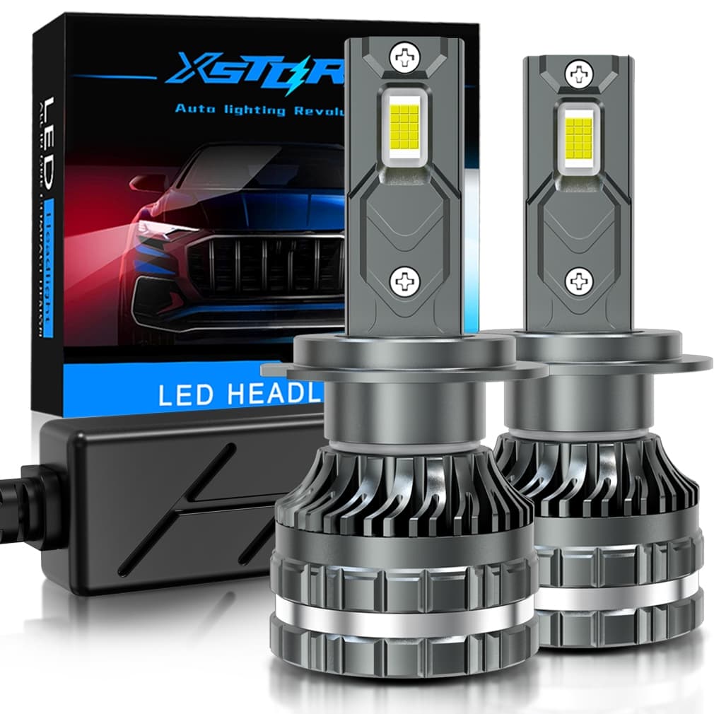 XSTORM 2pcs H4 Farol led H1 H3 H7 H11 H8 H9 H16 9005 HB3 9006 HB4 9012 HIR2 6500K Branco 3000k Amarelo canbus 12v Luz Automática