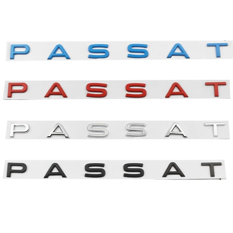 Novo PASSAT 3D Metal Car Styling Emblema Do Porta-Malas Capô Cartas Logotipo Autocolante Decalque Auto Acessórios Para Volkswagen