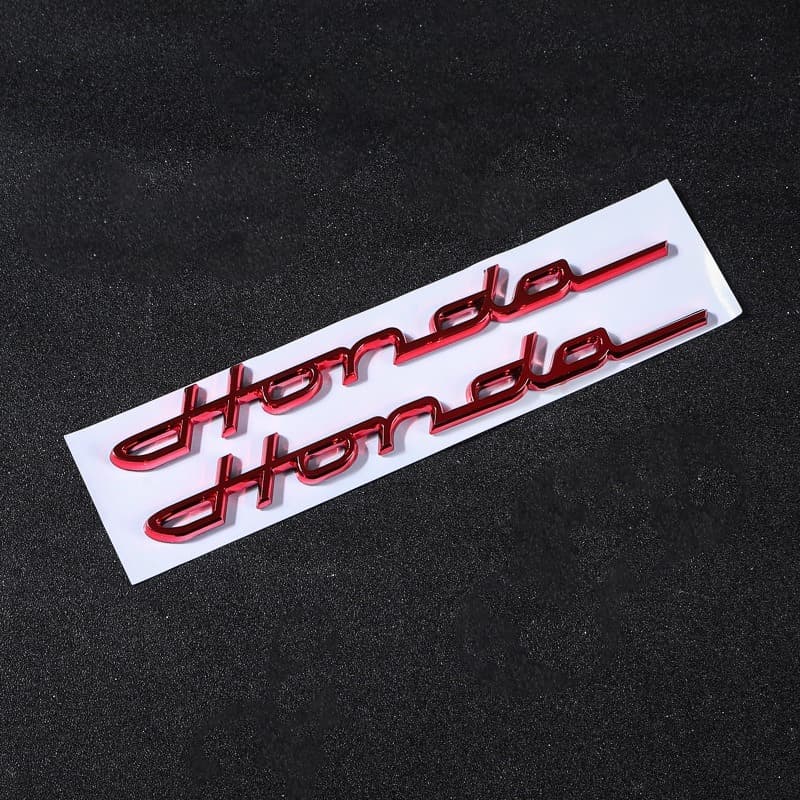 2 Peças Emblema Honda Latina Fonte Universal Decalque Adesivo
