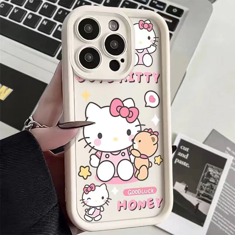 Capa Samsung M14 5G M33 5G M34 5G F34 5G M54 5G F54 5G A70 A70S A01 A01 CORE Capa Silicone KT Cat Phone Soft Case