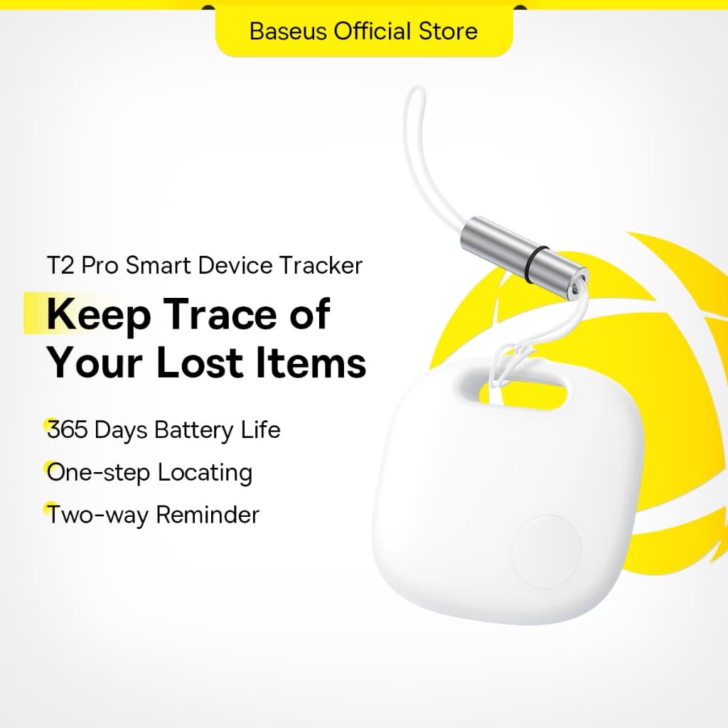 Baseus T2 Pro Rastreador Inteligente Sem Fio Mini Dispositivo De Rastreamento Anti-Perda Smart Key Tag Locator Track
