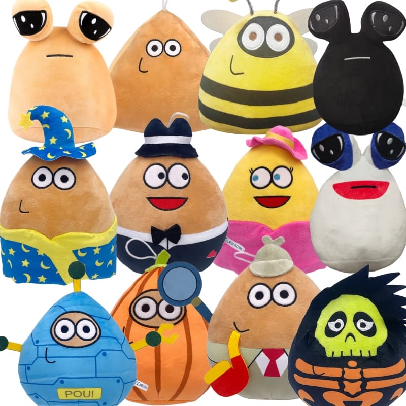 Pou De Pelúcia, 22 cm Boneco De Pelúcia/My Pet Alien Pou boneca das crianças/macio pelúcia boneca
