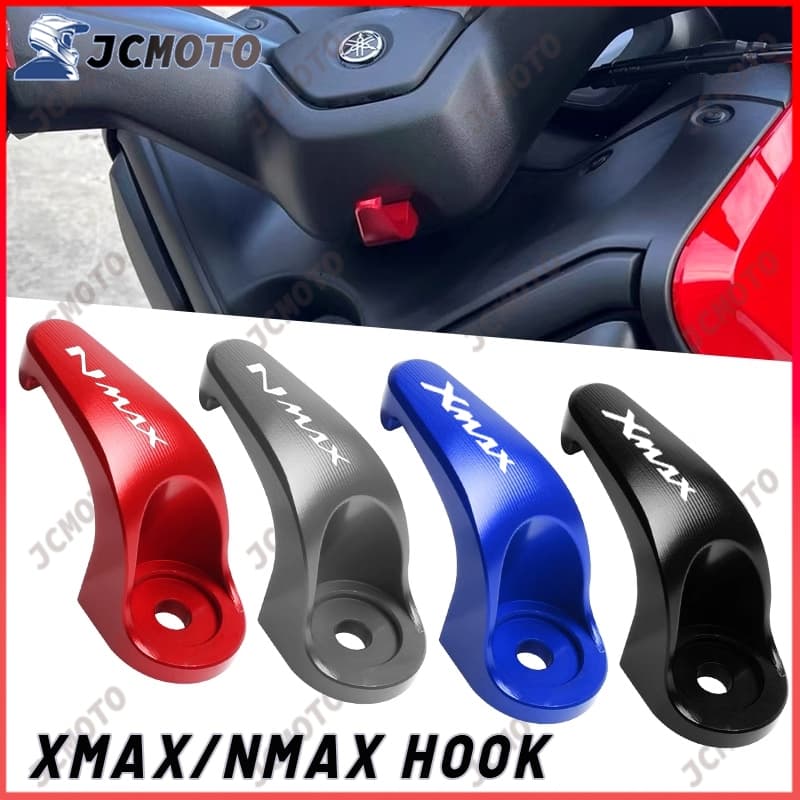 Para YAMAHA XMAX 400 300 250 V2 V3 2018-2024 2025 NMAX 125 155 xmax300 CNC Liga Motocicleta Bagagem Gancho Saco Cabide A