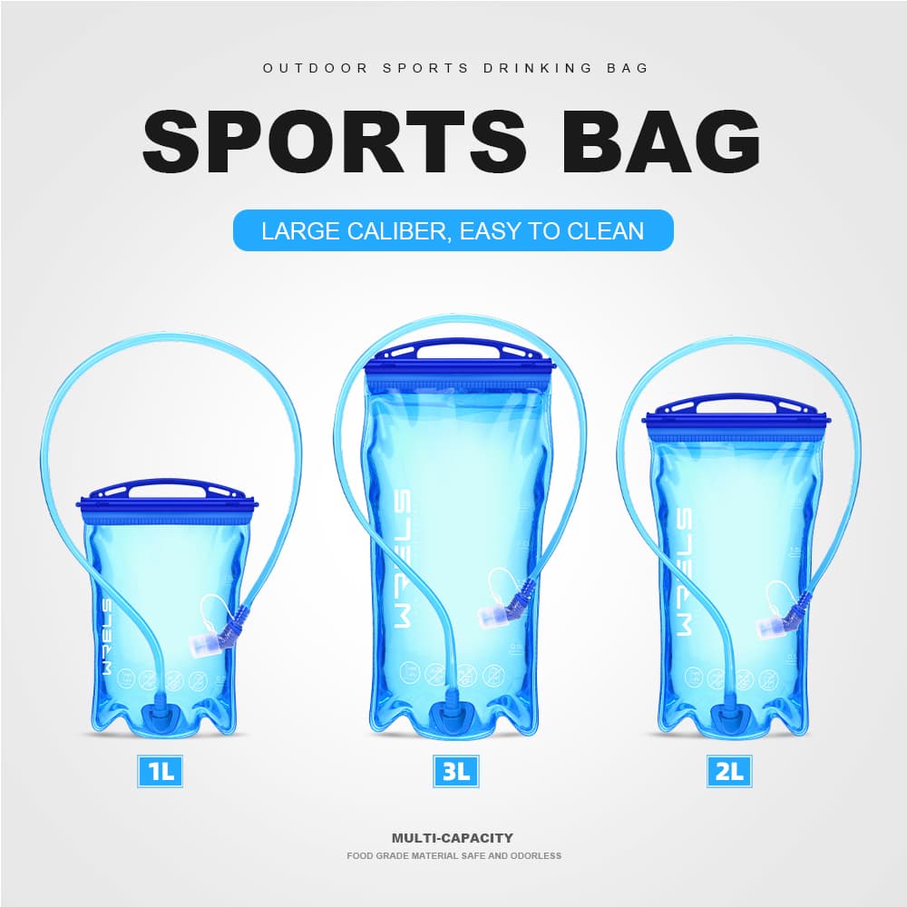WRELS Bexiga De Água Dobrável Ao Ar Livre , Esporte , Viagem , Bolsa De Hidratação # SD01