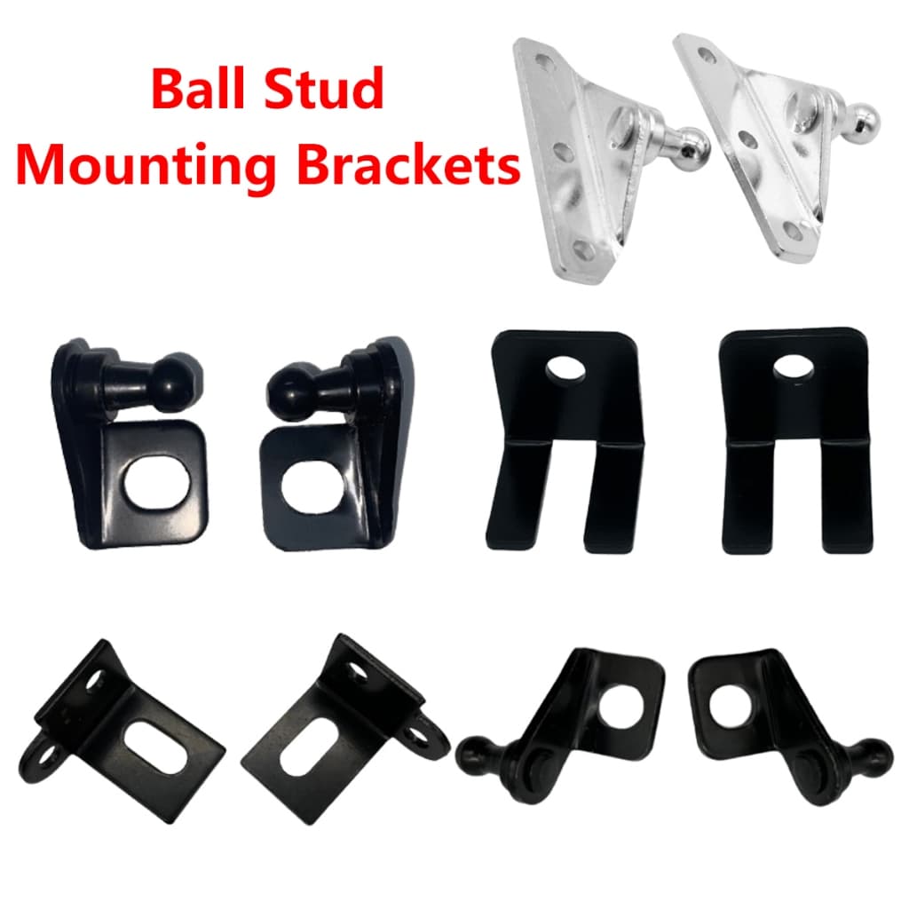 1 Par Universal Car Ball Stud Struts Suporte De Montagem De Elevação De Molas A Gás