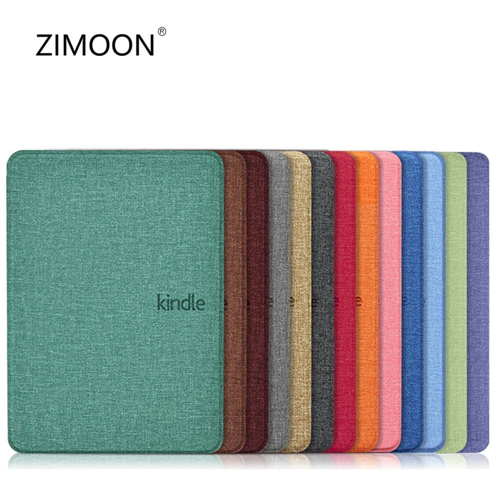 Capa Inteligente Slimshell De Tecido Para Novo Kindle Paperwhite 12/11/7a Magnética De Couro PU Leve Premium Oasis 9/10