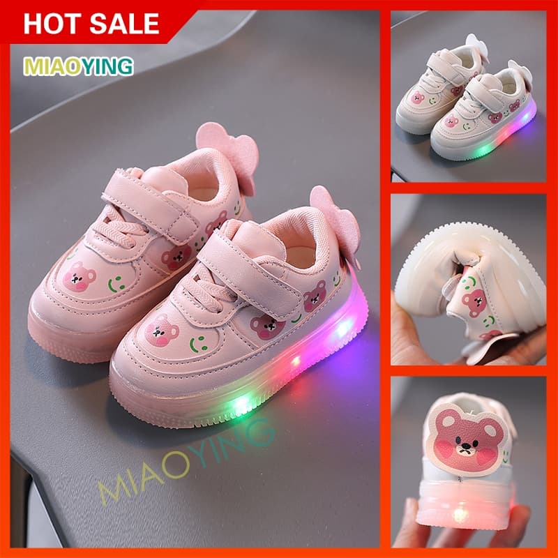 Tênis Infantil Tênis casuais de cano alto para Meninas Moda de sapatos infantis para  tênis bebê leve e macios