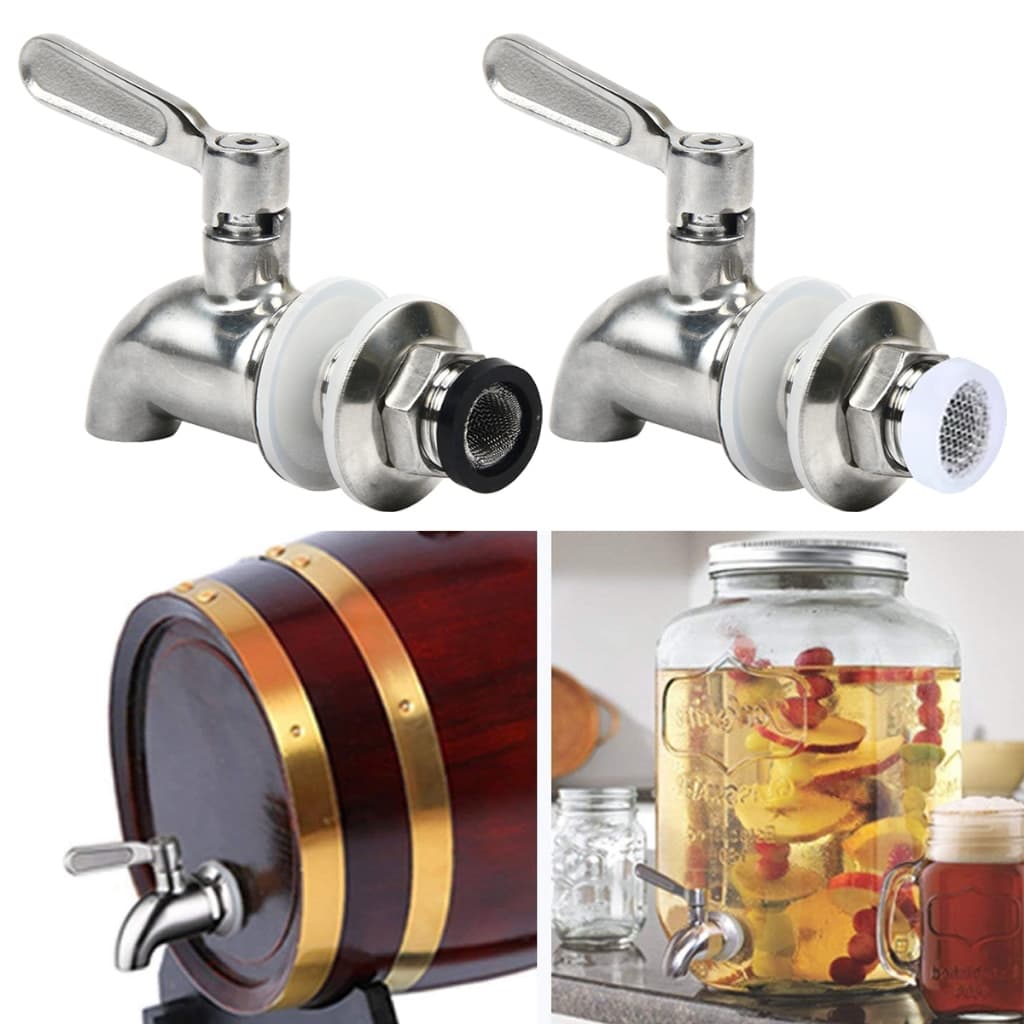 1 Pc 304 Torneira De Aço Inoxidável Para Vinho Em Barril Resistência A Altas Temperaturas Distribuidor De Água Spigot 12mm 16mm Conveniente Bebidas De Suco