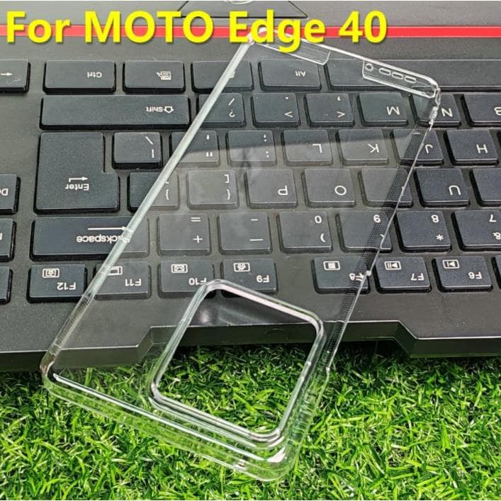 Capa Crystal Hard PC Transparente Para Moto Motorola E32 4G E32S Edge 40 Neo À Prova De Choque Dura Telefone