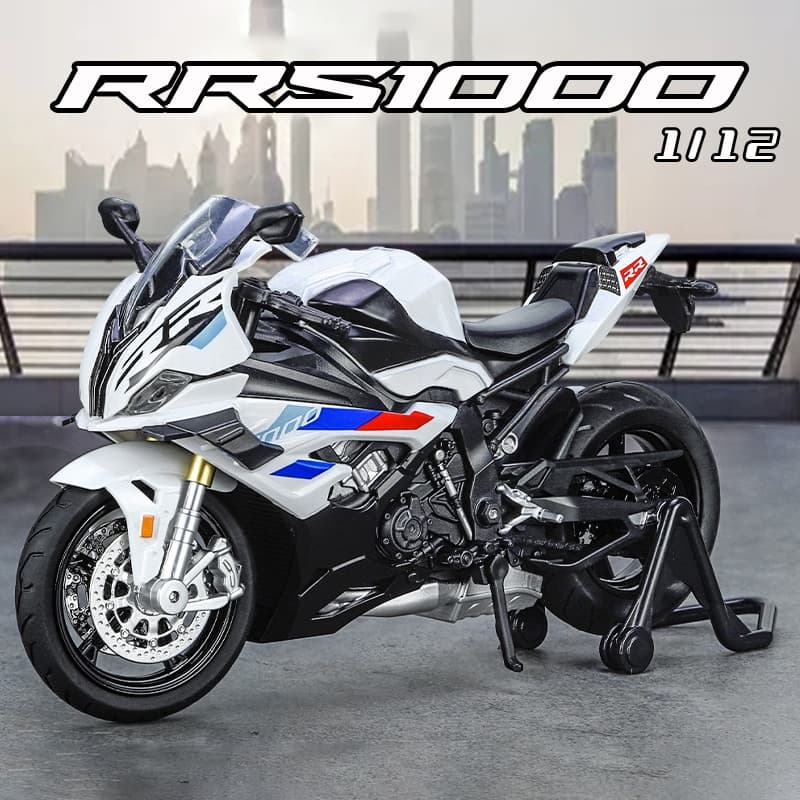 1 : 12 Balança BMW RRS1000 Modelo De Motocicleta De Liga Leve Diecast Car Lovers Collection Kids Birthday Gift Metal Boys Toys