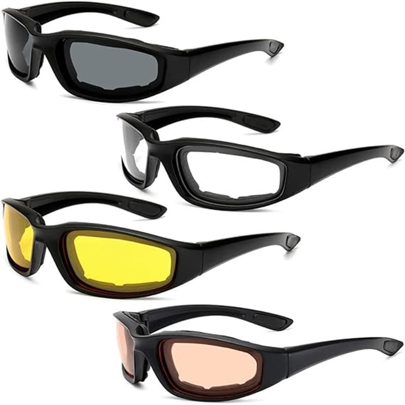 Óculos de proteção para motocicleta, óculos para ciclismo, à prova de vento, esportes, novo, óculos de sol para homens
