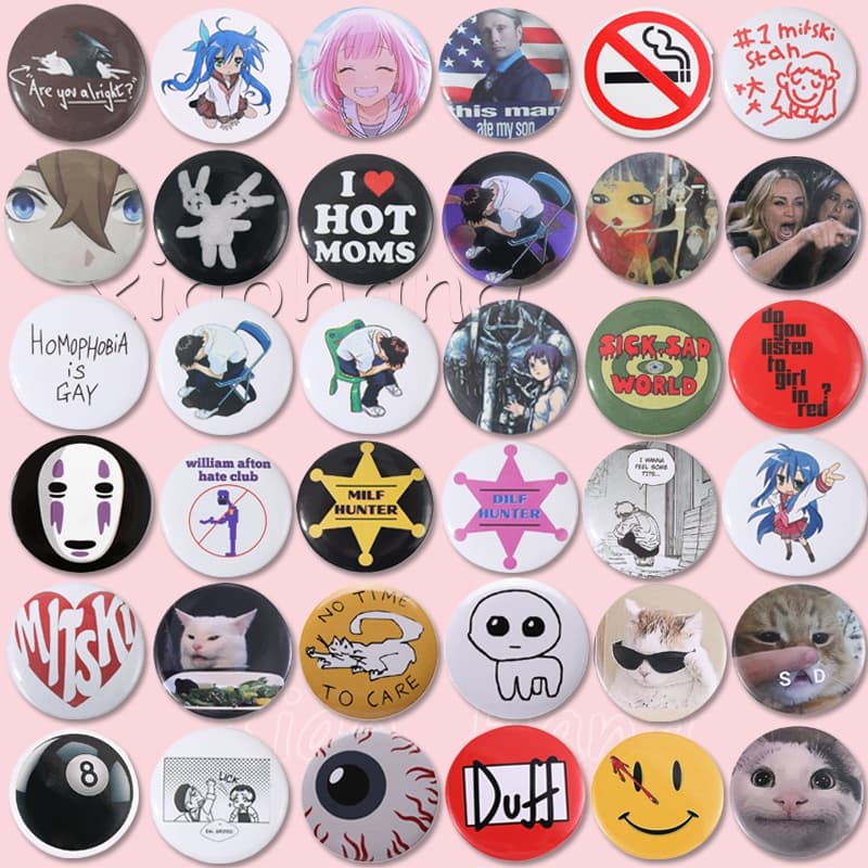 100 Estilos Folha De Flandres Serial Botão Macio Alfinetes Jóias Anime Totoro Neon Evangelion Broche Metal Criativo Crachás Chapéu Colarinho Lapela Peças De