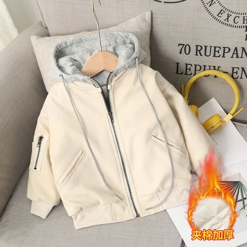 Novo Casaco De Inverno Para Meninos PU Algodão Quente Crianças Capuz Com Zíper À Prova D'água Roupa Exterior D'água