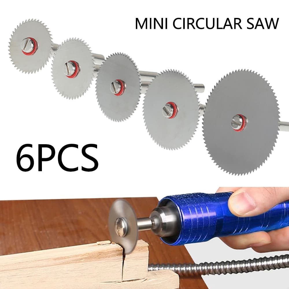 6pcs Conjunto De Rodas De Corte Em Aço Inoxidável De Lâminas De Serra Circular Discos Para A Maioria Das Ferramentas Rotativas