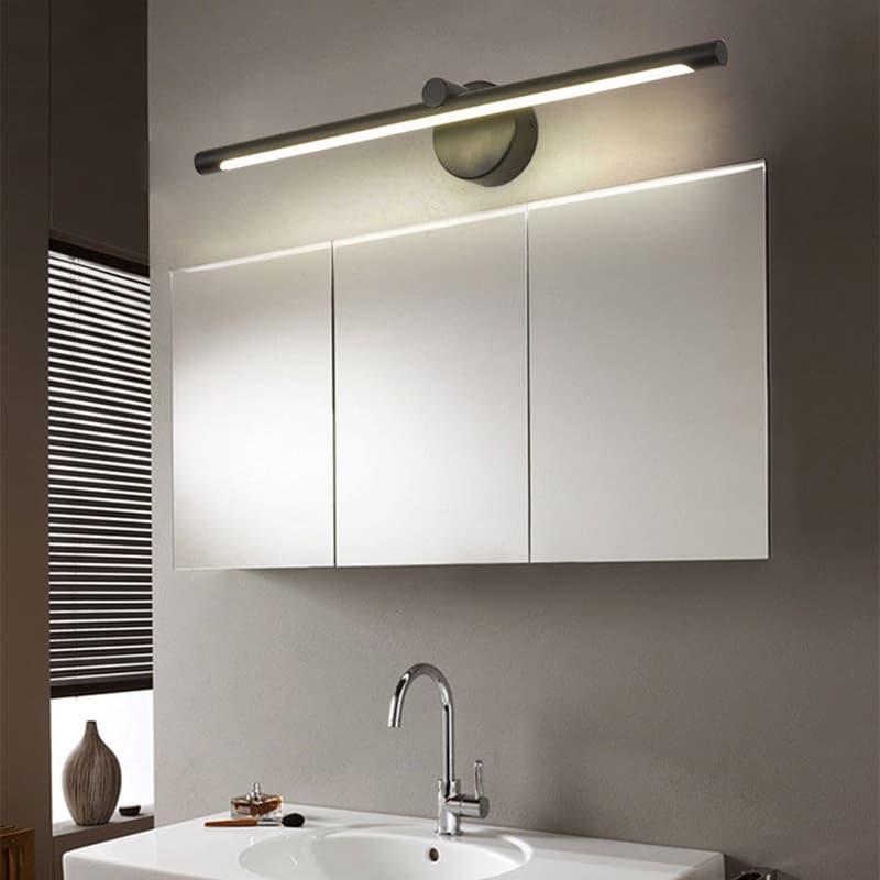 Espelho Luz LED Lâmpada De Parede Com Interruptor Toque Escurecimento Sensor Movimento Do Banheiro 40cm 55cm AC85-265V L
