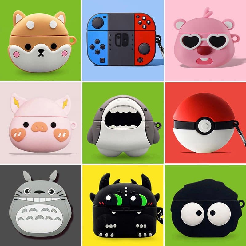 Earphones Capa Para Redmi Buds 5 Pro TWS Fone De Ouvido Bluetooth Sem Fio Case 3D Cute Cartoon Anime Soft Silicone Capinha Acessórios
